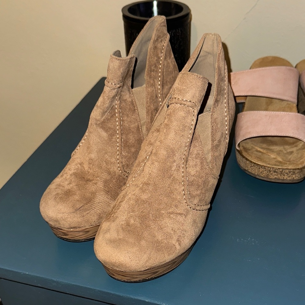 Tan Suede Women's Shoes